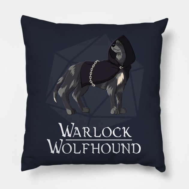 Warlock Wolfhound Pillow by Celestirus