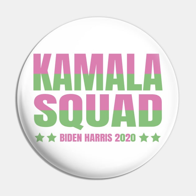 Kamala Squad, Team Kamala Pink Green, Biden Harris 202, Biden Supporter Pin by NooHringShop