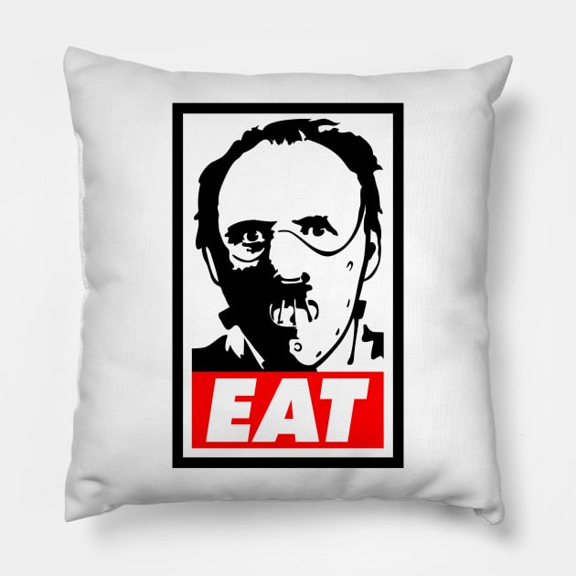 EAT! Pillow by demonigote