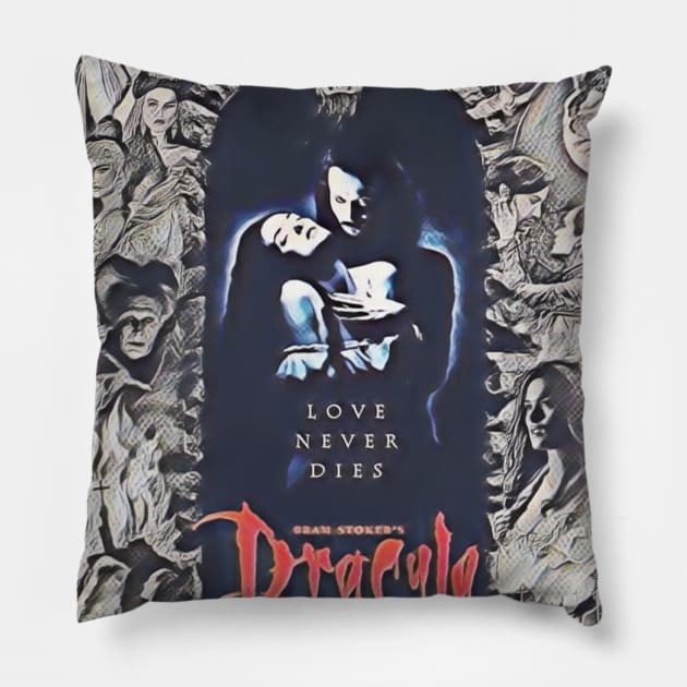 Dracula Pillow by BackAlly Horror