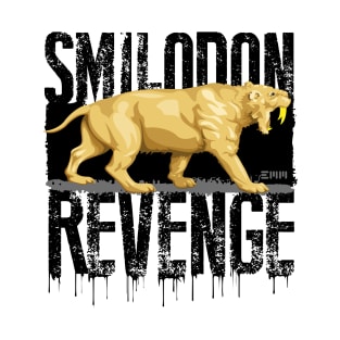 Smilodon Revenge, sabertooth tiger T-Shirt