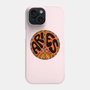 Aries Peace Sign Phone Case