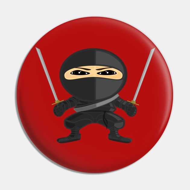 Ninja Boy Pin by adamzworld