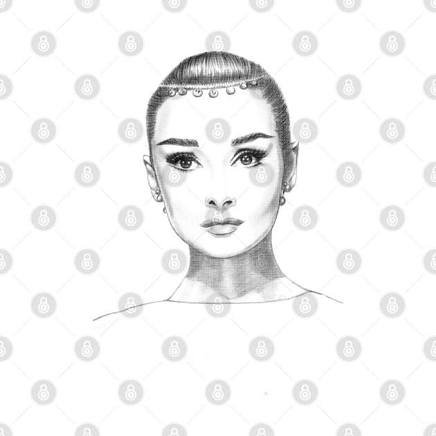 Audrey Hepburn by Svetlana Pelin