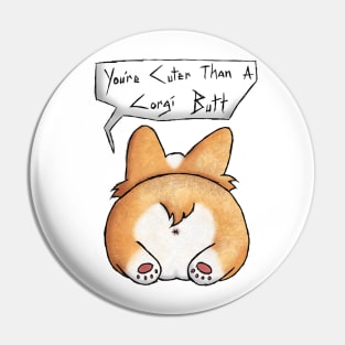 Corgi Butt Pin