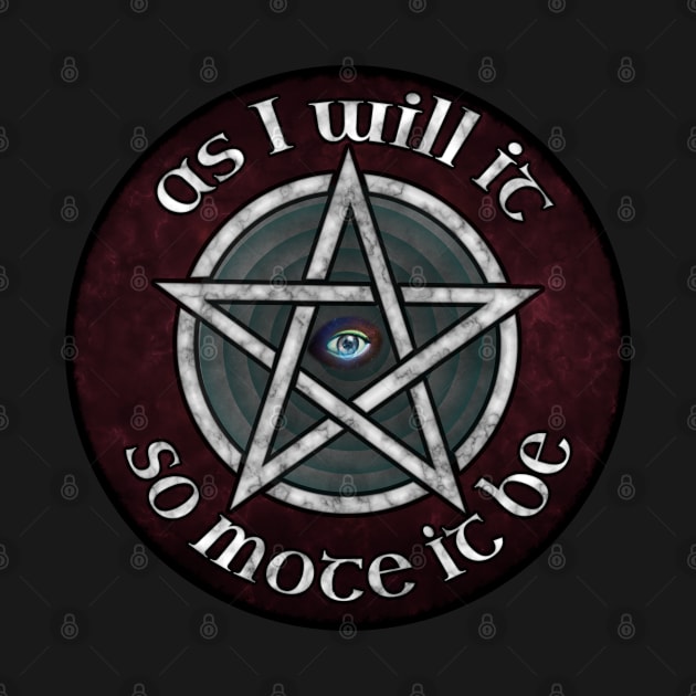 So Mote It Be - Pentagram by SolarCross