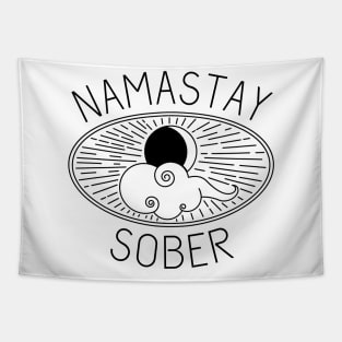 Vintage Namastay Sober Drug | Addiction Recovery Tapestry