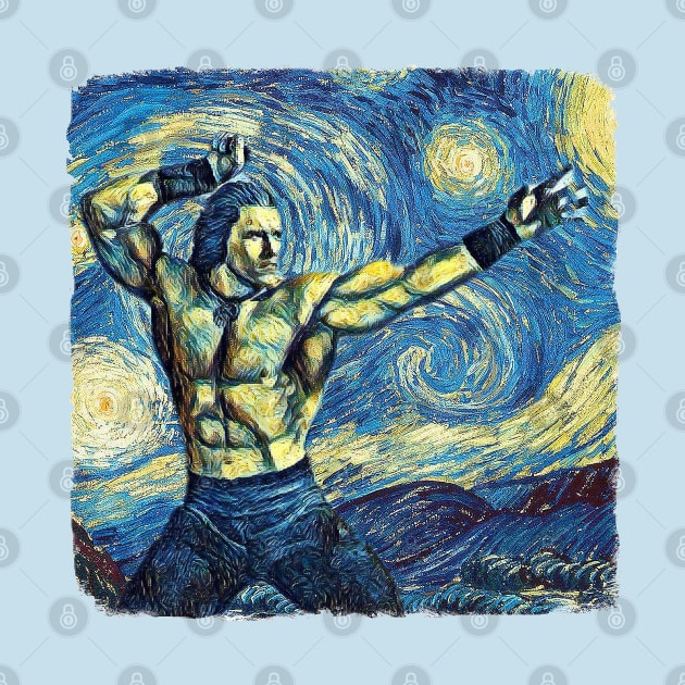 Conan the Barbarian Van Gogh Style by todos