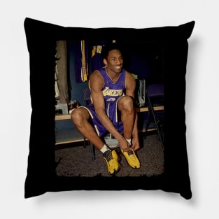 Bryant in Locker Room Pillow