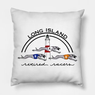 Long Island Retired Racing Greyhound - Nassau county Pillow