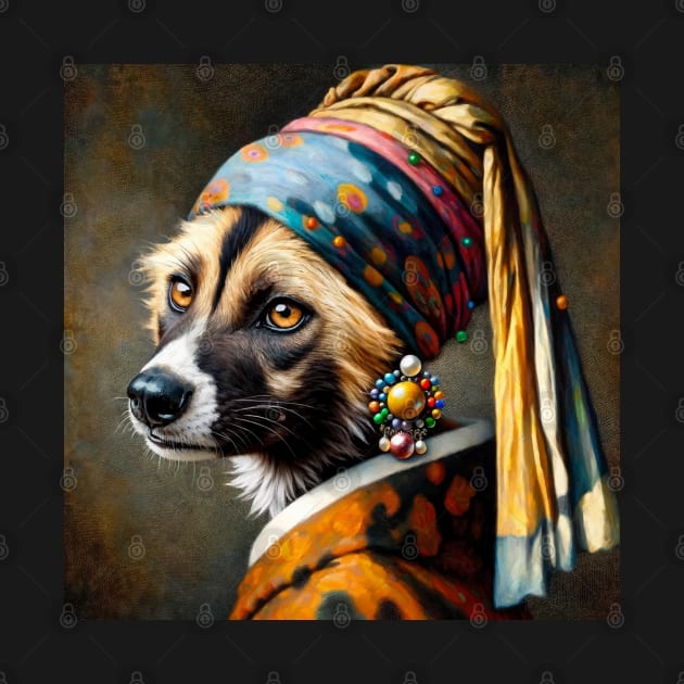 Wildlife Conservation - Pearl Earring African wild dog Meme by Edd Paint Something