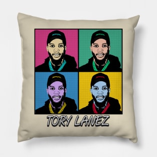 Tory Lanez 80s Pop Art Style Pillow