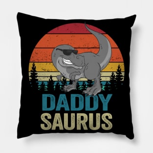 Daddysaurs T-Rex Daddy Saurus Matching Dinosaur Pillow