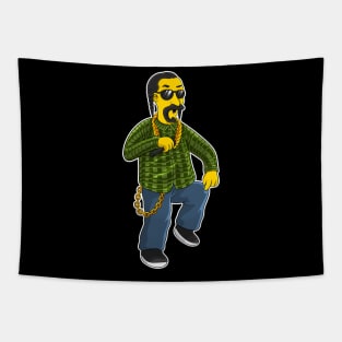 Simpsonize Snoop Ilustration Tapestry