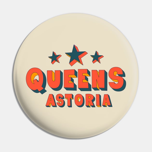 Pop Art Queens Astoria - Dive into the Colorful Heart of Queens, NYC Pin by Boogosh