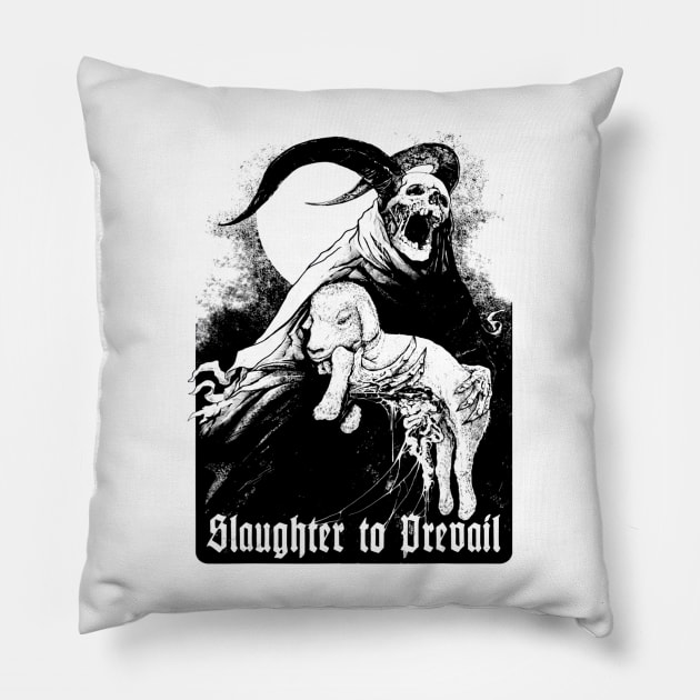 Slaughter To Prevail - Satanic Offering Pillow by fancyjan