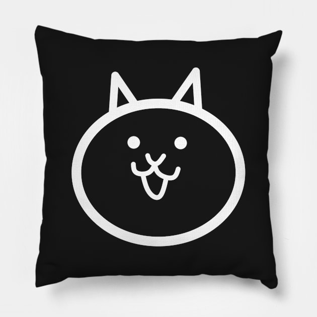 Battle Cat Dark Pillow by CawnishGameHen