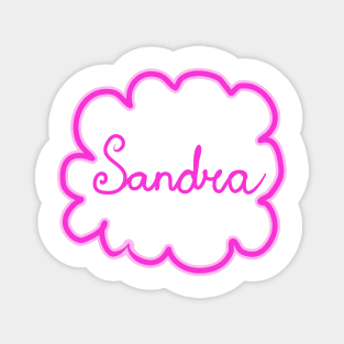 Sandra. Female name. Magnet