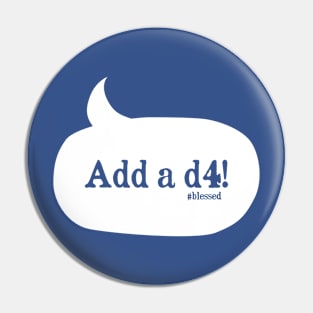 Add a d4! (white) Pin