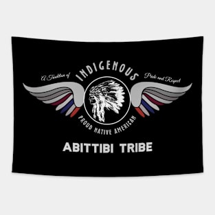 Abittibi Native American Indian  Tradition Pride Respect Tapestry