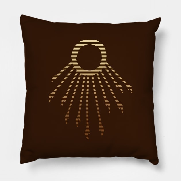 The Aten. Pillow by hybridgothica