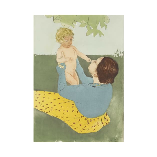 Under the Horse-Chestnut Tree by Mary Cassatt by Classic Art Stall