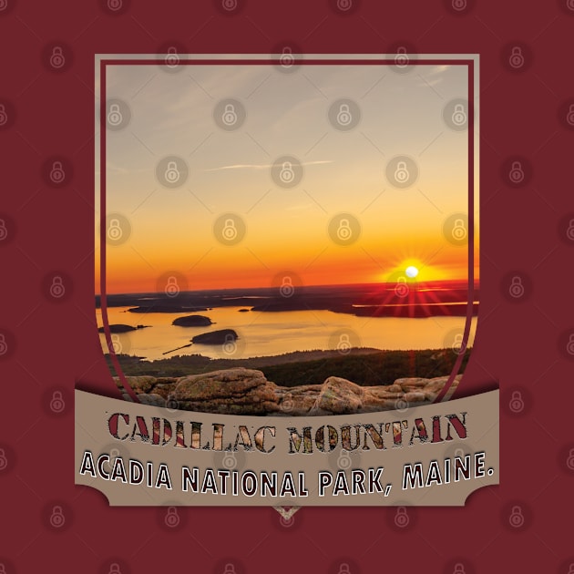 Cadillac Mountain by TeeText