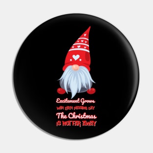 Gnome's Christmas Countdown Pin