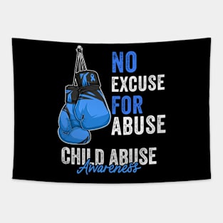 Child Abuse Prevention Awareness Month Blue Ribbon gift idea Tapestry