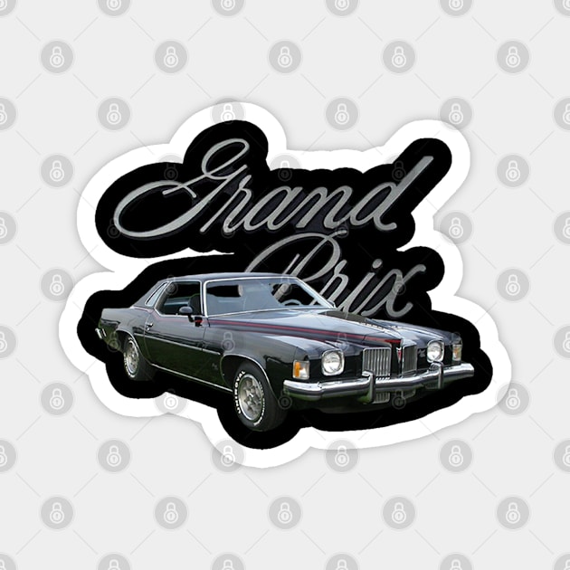 1973 Pontiac Grand Prix Magnet by Permages LLC