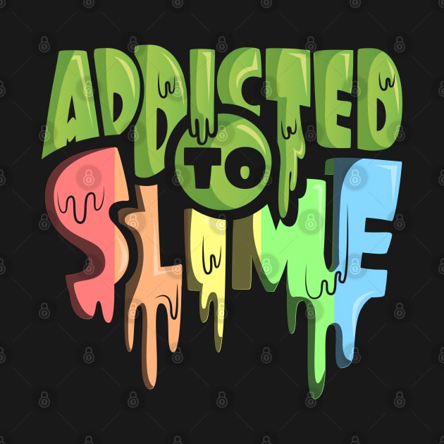 Addicted To Slime Green Rainbow Slime Goop by ghsp