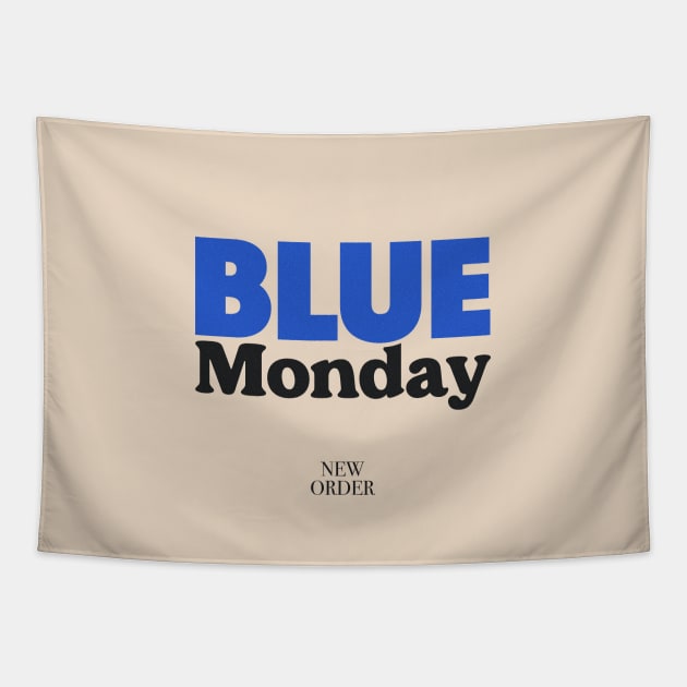 Blue Monday - New Order Tapestry by MiaouStudio