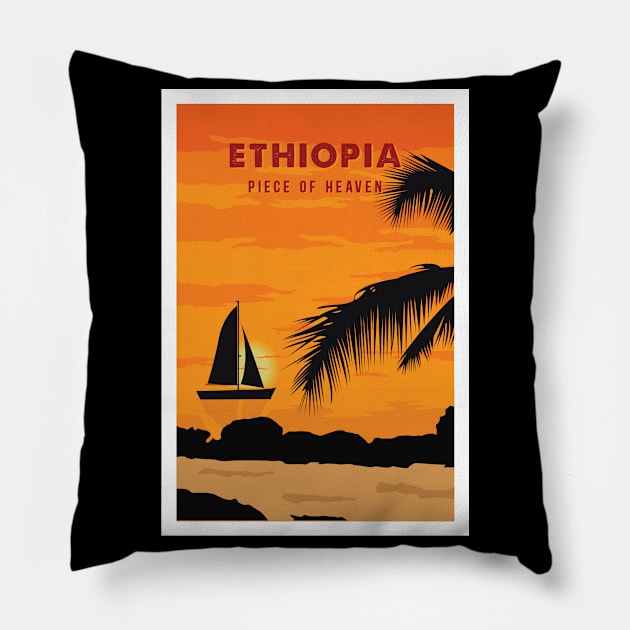 Ethiopia sunset Pillow by NeedsFulfilled