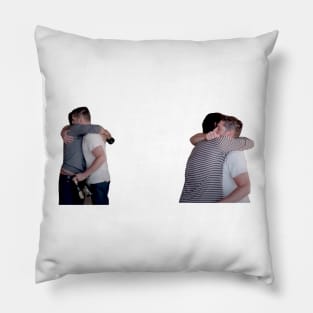 j2 and cockles hugs jared and jensen misha and jensen hugs supernatural Pillow