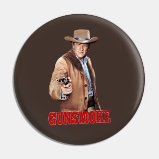 Gunsmoke - Matt Dillon - Gun - 50s Tv Show Pin