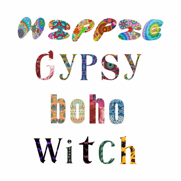 Hippie Gypsy Boho Witch - Official Artwork by Free Spirits & Hippies by Free Spirits & Hippies