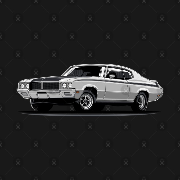 GSX Stage 1 - 1970 (White) by afrcreativeart