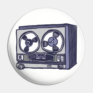 Vintage Tape Recorder Pin