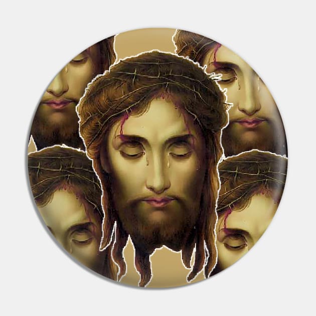 The Holy Face of Jesus Christ on the Via Sacra da Santa Veronica Pin by Marccelus