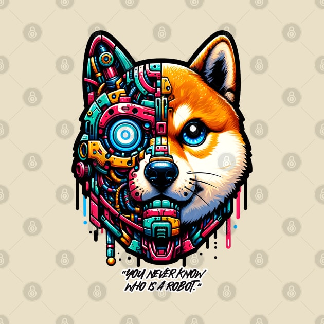 Shiba Dog Robot by DrextorArtist