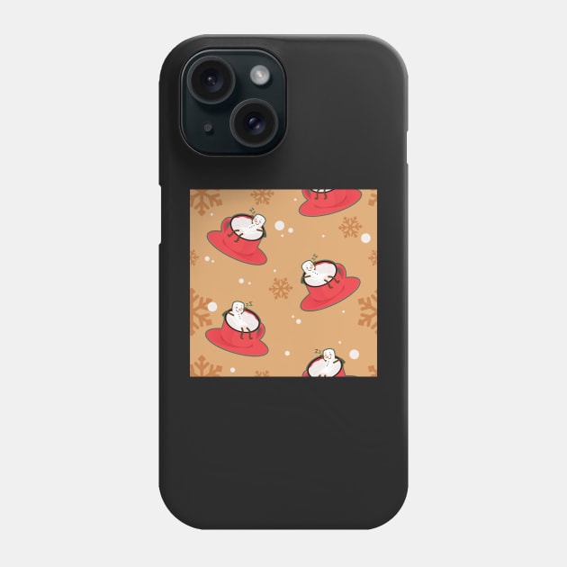 A Cup of Snow Pattern Phone Case by yphien