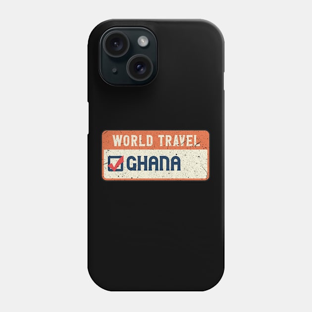 Ghana world travel Phone Case by SerenityByAlex