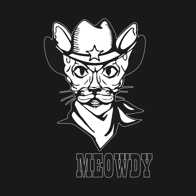 Funny Mashup Between Meow and Howdy - Cat Meme by mn9