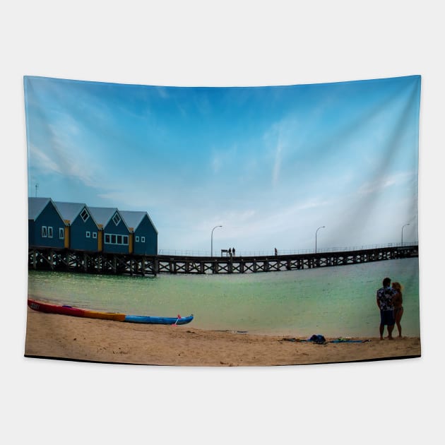 The Long Jetty Tapestry by Memories4you