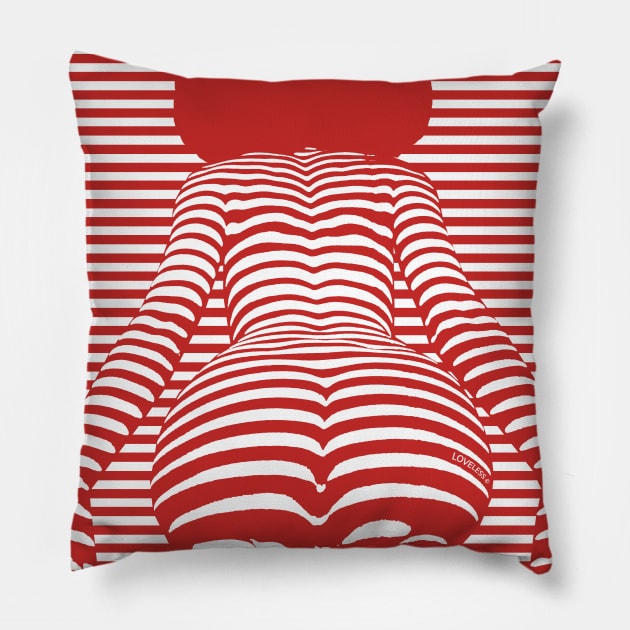 Afro Stripes Art Bootie Pillow by Leon Loveless