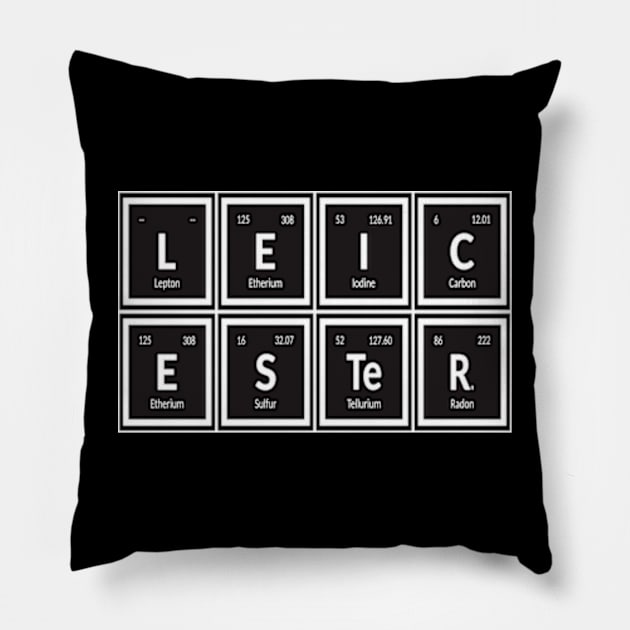 Leicester of Elements Pillow by SupixIUM