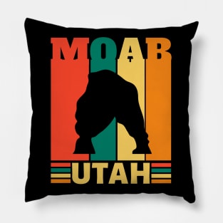 Retro Moab Utah Pillow