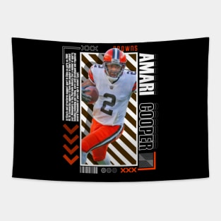 Amari Cooper Paper Poster Version 10 Tapestry