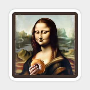 Mona Lisa Paczki Day Indulgence Magnet