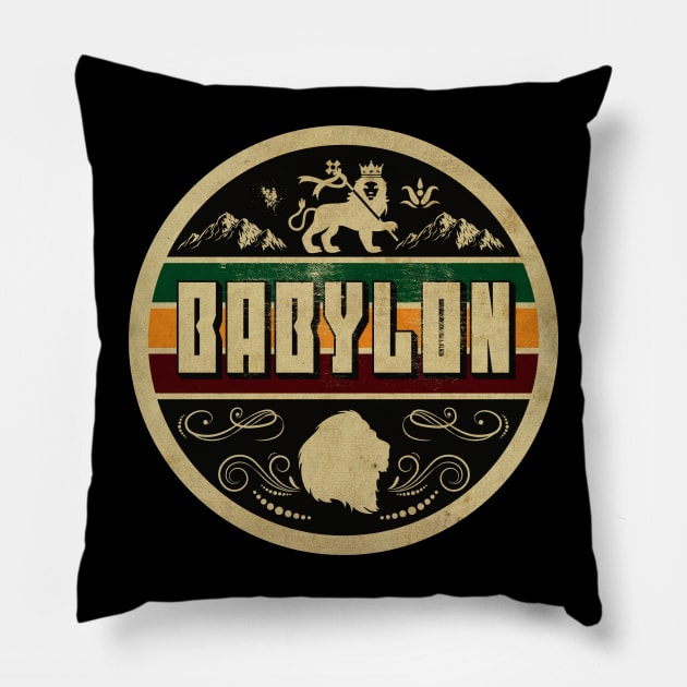 Rasta in Babylon Pillow by CTShirts